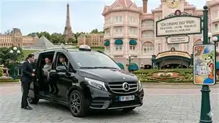 Comparatif Taxi Parisien traditionnel - Compteur horokilométrique et supplément tarifaire embouteillage vers Disneyland